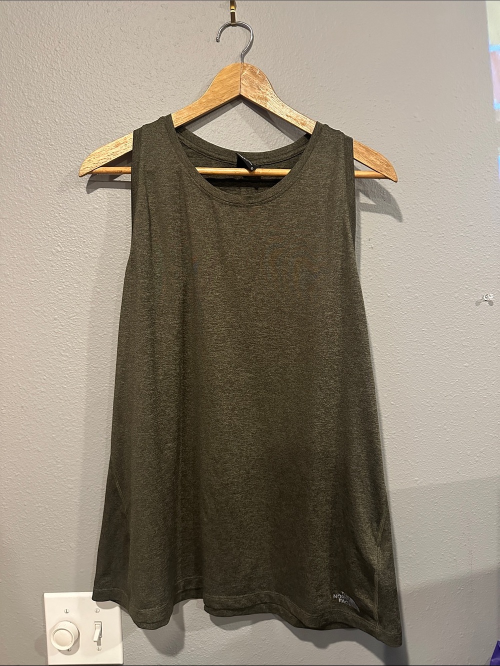 The North Face Olive Tank with Scoop Neck